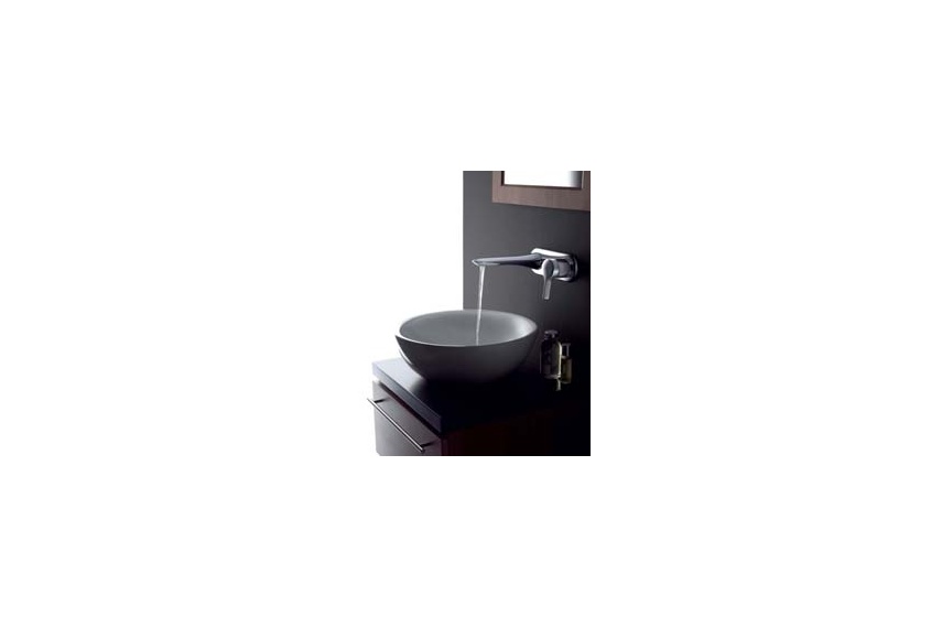 Melange wall-mounted basin mixer.