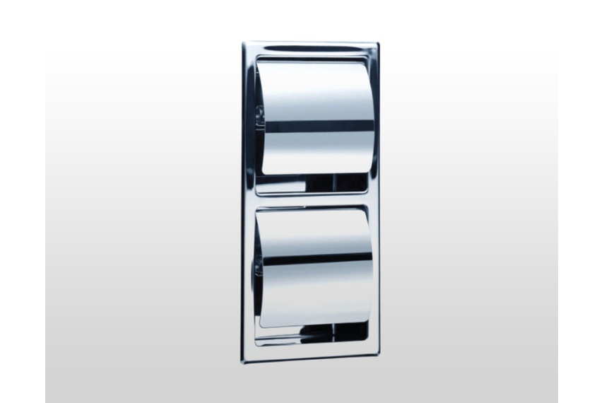 Hotel twin toilet roll holder