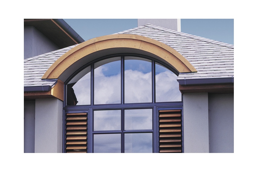 Windows can be custom made to be in keeping with the rest of the building
