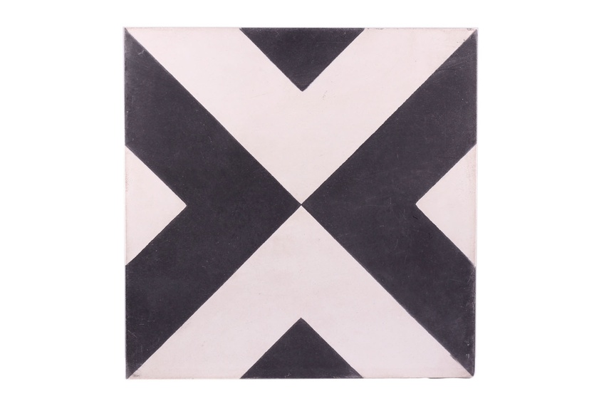 Encaustic patterns are composed using four tiles.