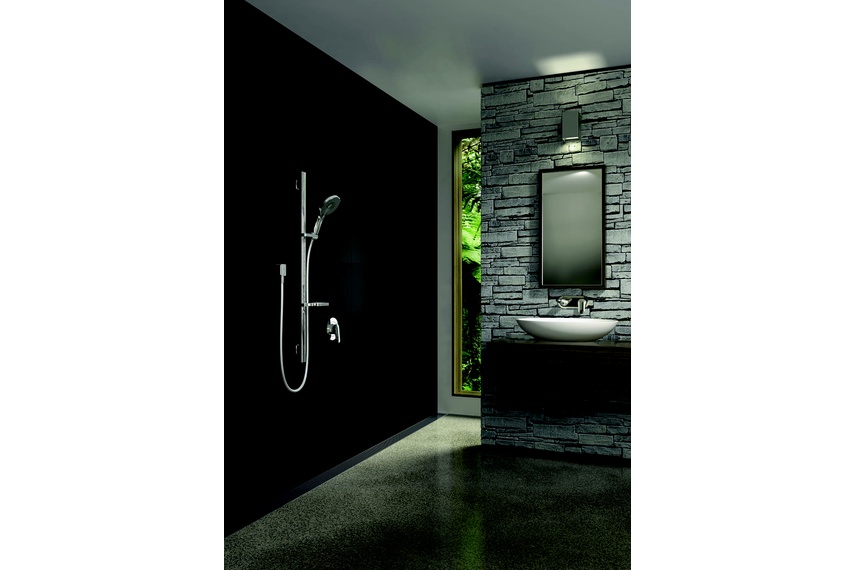 Koha Satinjet slide rail shower