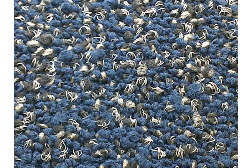 Entry Level walk-off carpet tile – blue, close up