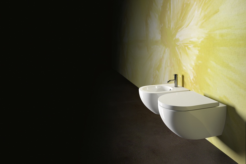 Sfera 54- wall hung toilet and bidet