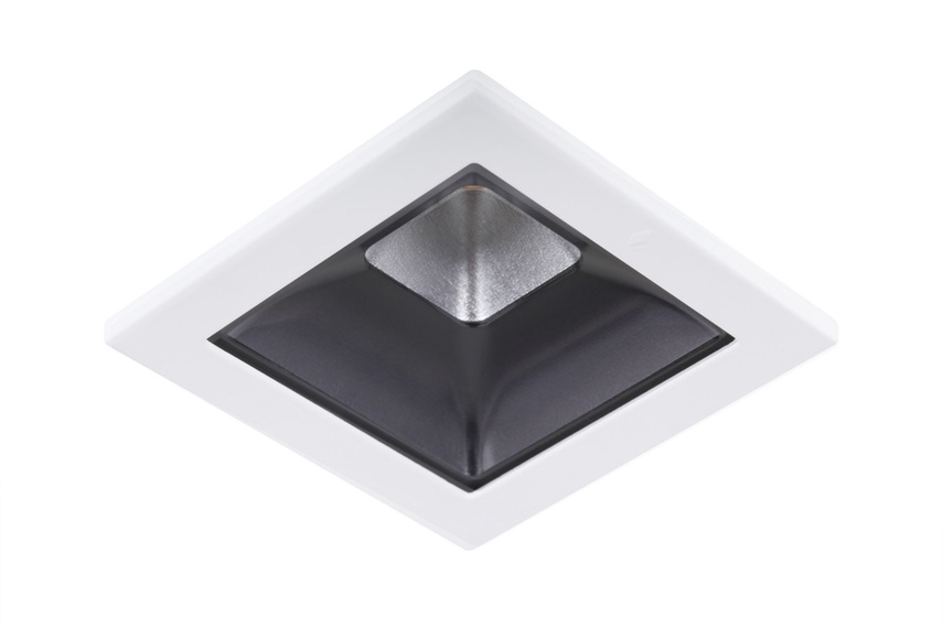 Black reflector and white bezel