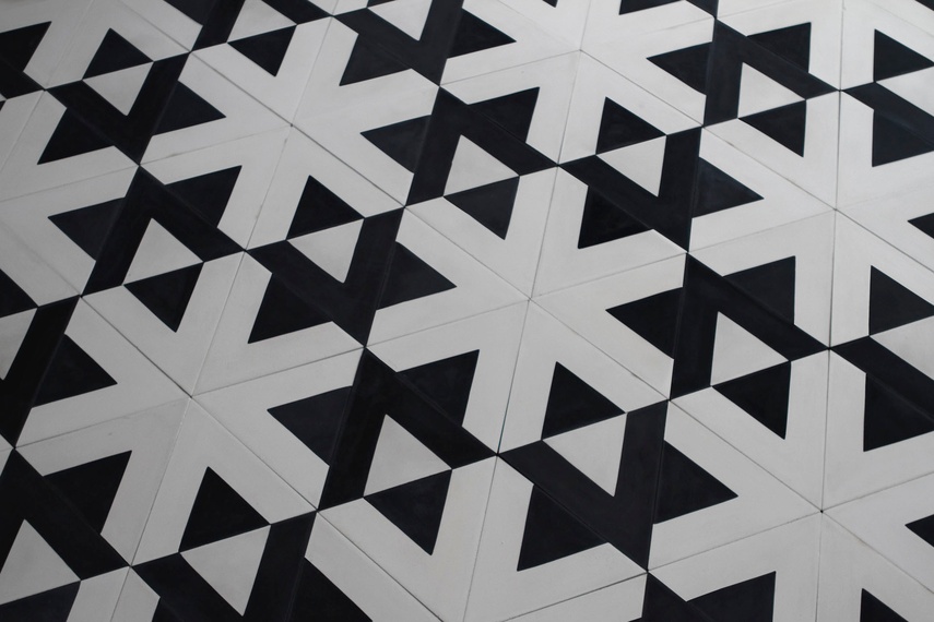 These tiles were designed by Carme Pinós for Huguet.