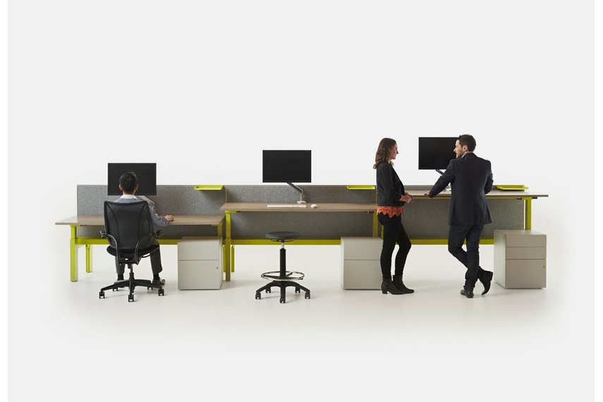 Centric is a fully refined office desking and table system