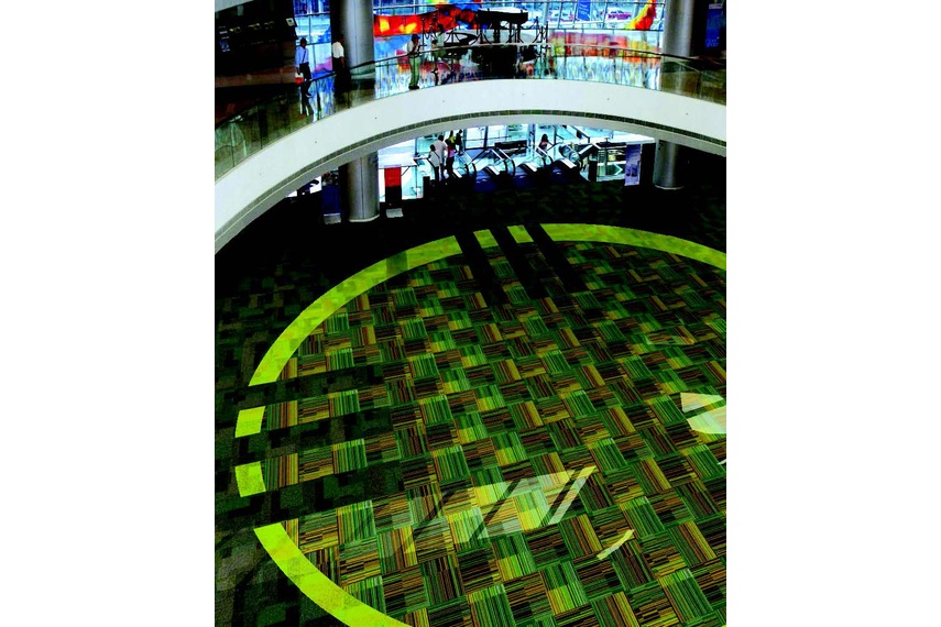Cubic carpet tile