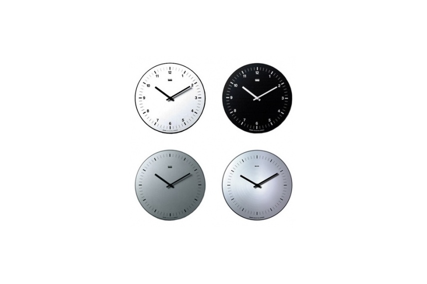 Orario in white, black, aluminium or satin-finish stainless steel