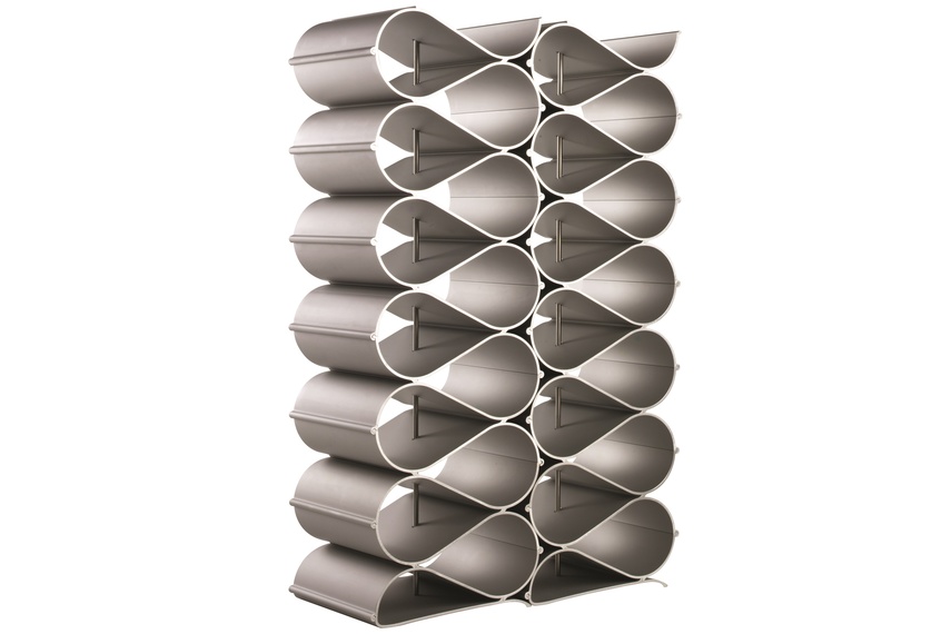 Echelon wine storage: 2 x 12 stacks shown side by side.
