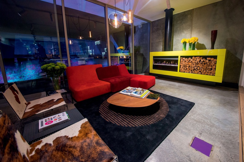 The Euroglass showroom