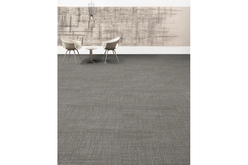 Delicate carpet tile – Small scale brush like pencil. Normally used to express understated, fine and smooth work.