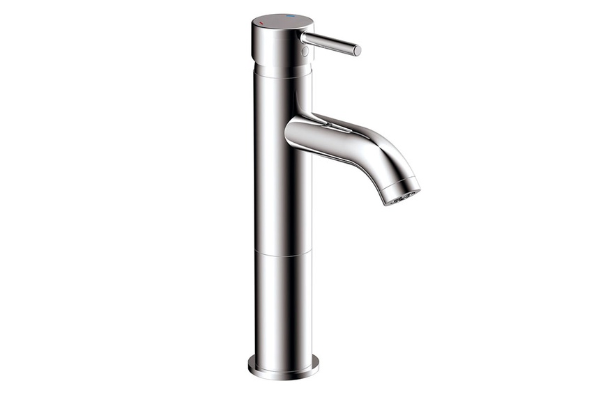 Rotunda extended-height basin mixer.