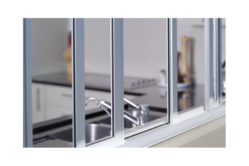 Natural anodised joinery