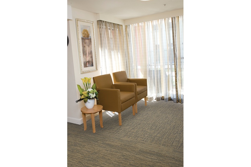 Essence carpet tile collection – Aged Care.