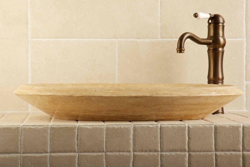 Princess Nouveau extended height basin mixer.