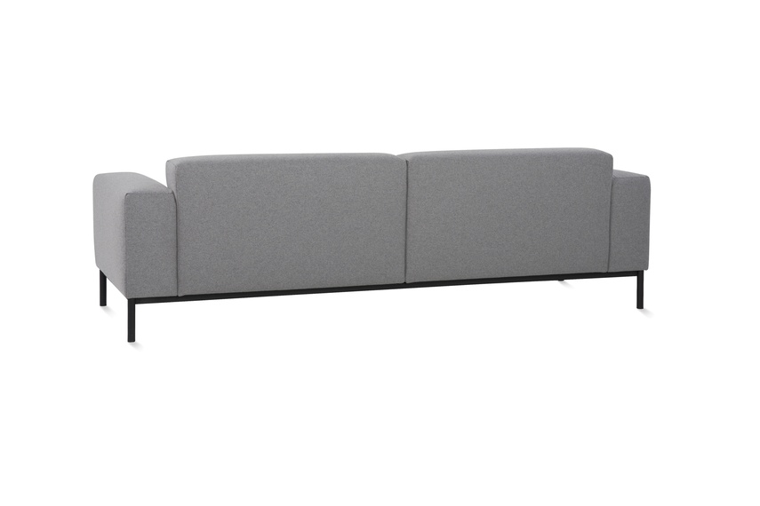 Back view of the Hem sofa.