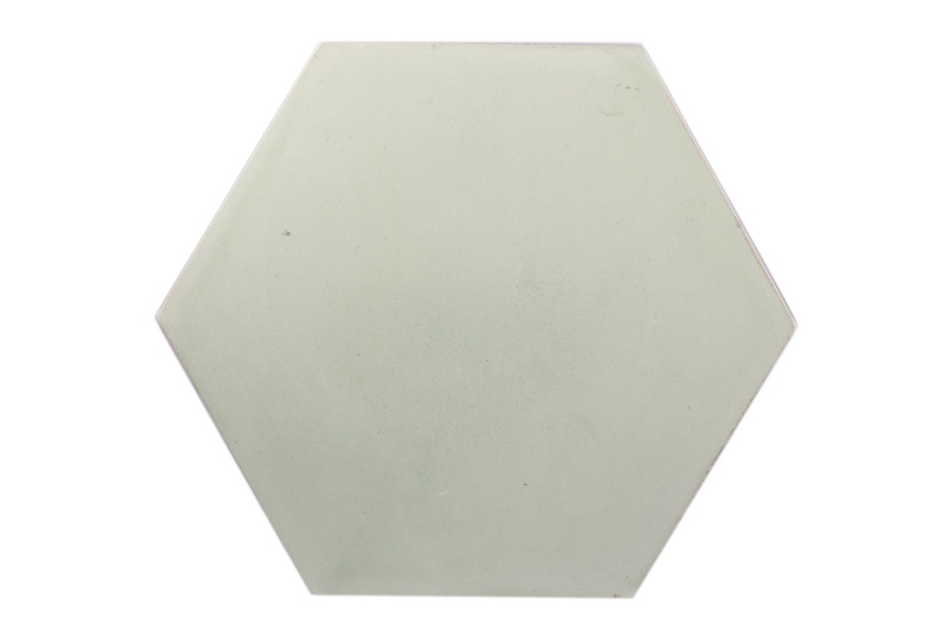 Tile size is 20 x 23cm and thickness is 13mm.