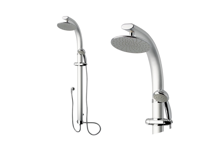 C1-2 Double head panel slide shower