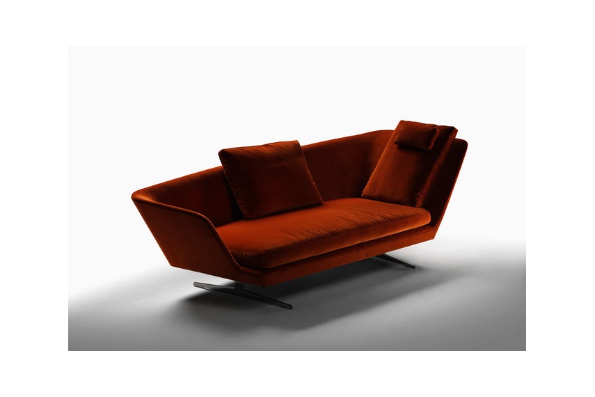 It is available in a range of fabrics and leathers.