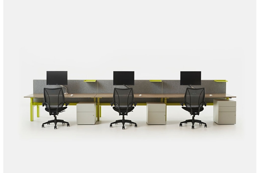 Centric is a fully refined office desking and table system