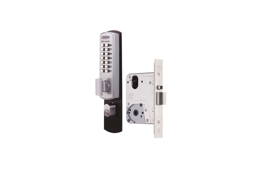 Lockwood Selector® 3772 Key Override DX Digital Mortice Locks.