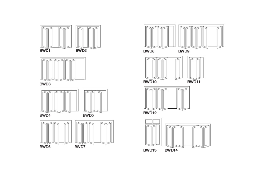 Bifold windows configuration