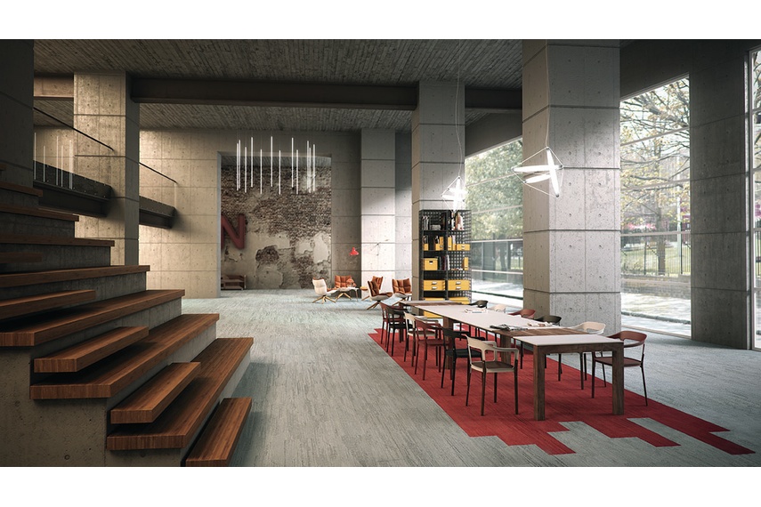 Planks carpet tile collection