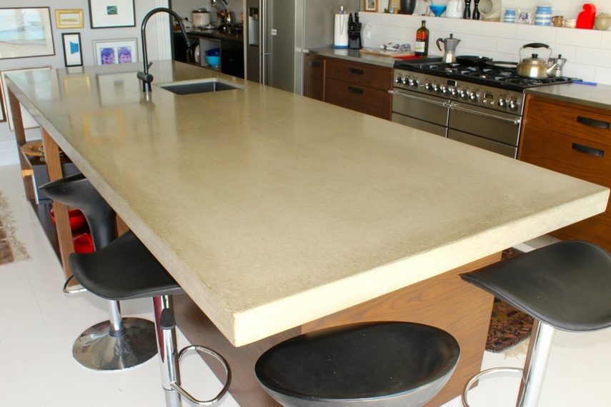 Kitchen benchtop by Terazzo + Stoneworks