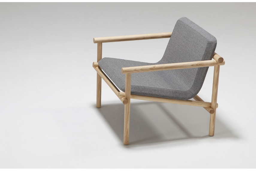 Lumber Easy chair designed by Jamie McLellan for Fletcher Systems